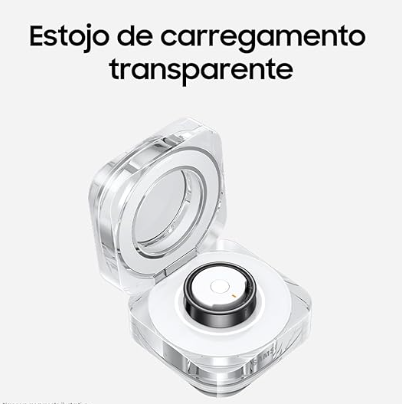 Samsung Galaxy Ring e carregador transparente - Alternativa de performance