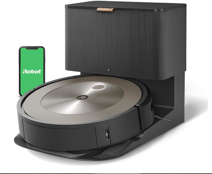 iRobot Roomba j9+ smart home luxury robot vacuum — self-emptying, obstacle avoidance, intelligent mapping · Élevé Society