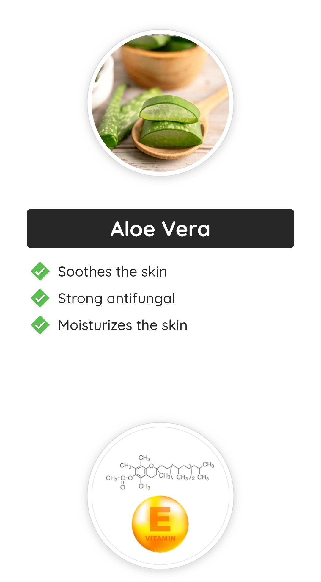 Aloe Vera skin soothing moisturizing